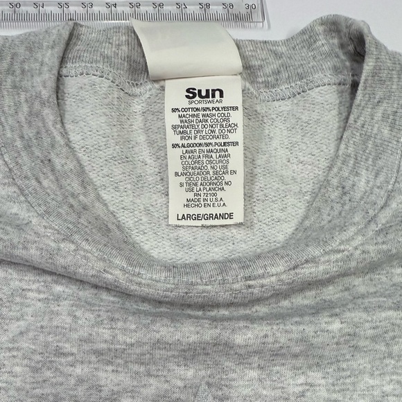 Vtg 90s Disney Christmas Sweatshirt Winnie The Pooh Piglet Gray Women’s Large L - Picture 7 of 7